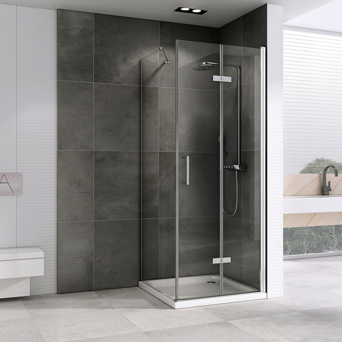 Душевой уголок Abber Zart 100x100 AG08100P-S101 профиль Хром стекло прозрачное