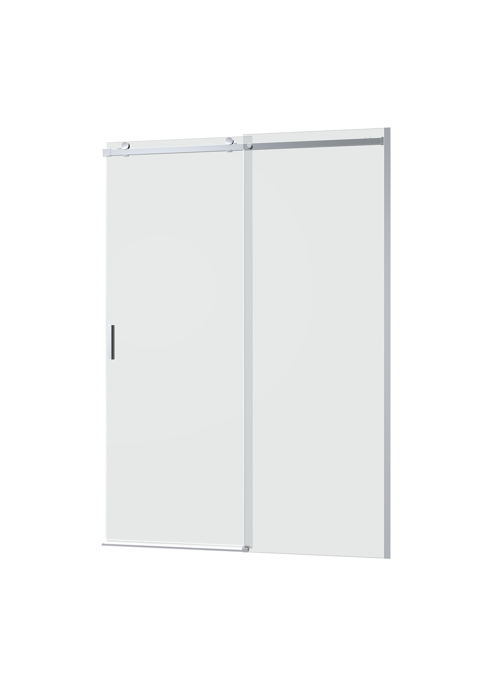 Дверь раздвижная Roca Area 1200x2000, правая, ручка слева, прозрачное стекло, профиль xром MP05R2012M