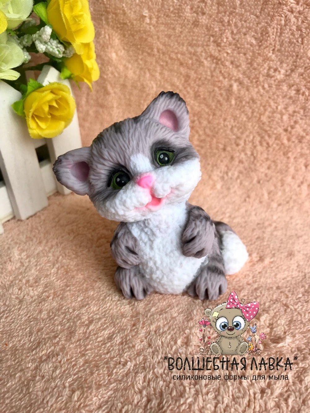 Силиконовая форма Котик