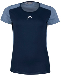 Женская теннисная футболка Head Sammy T-Shirt W - dark blue/infinity blue
