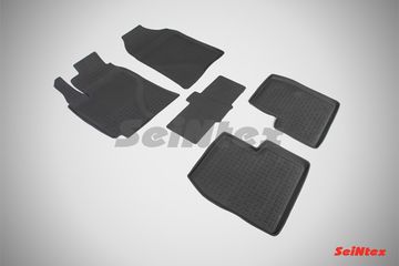 Резиновые коврики в салон Lifan Solano (2008-2016) "Высокий борт"