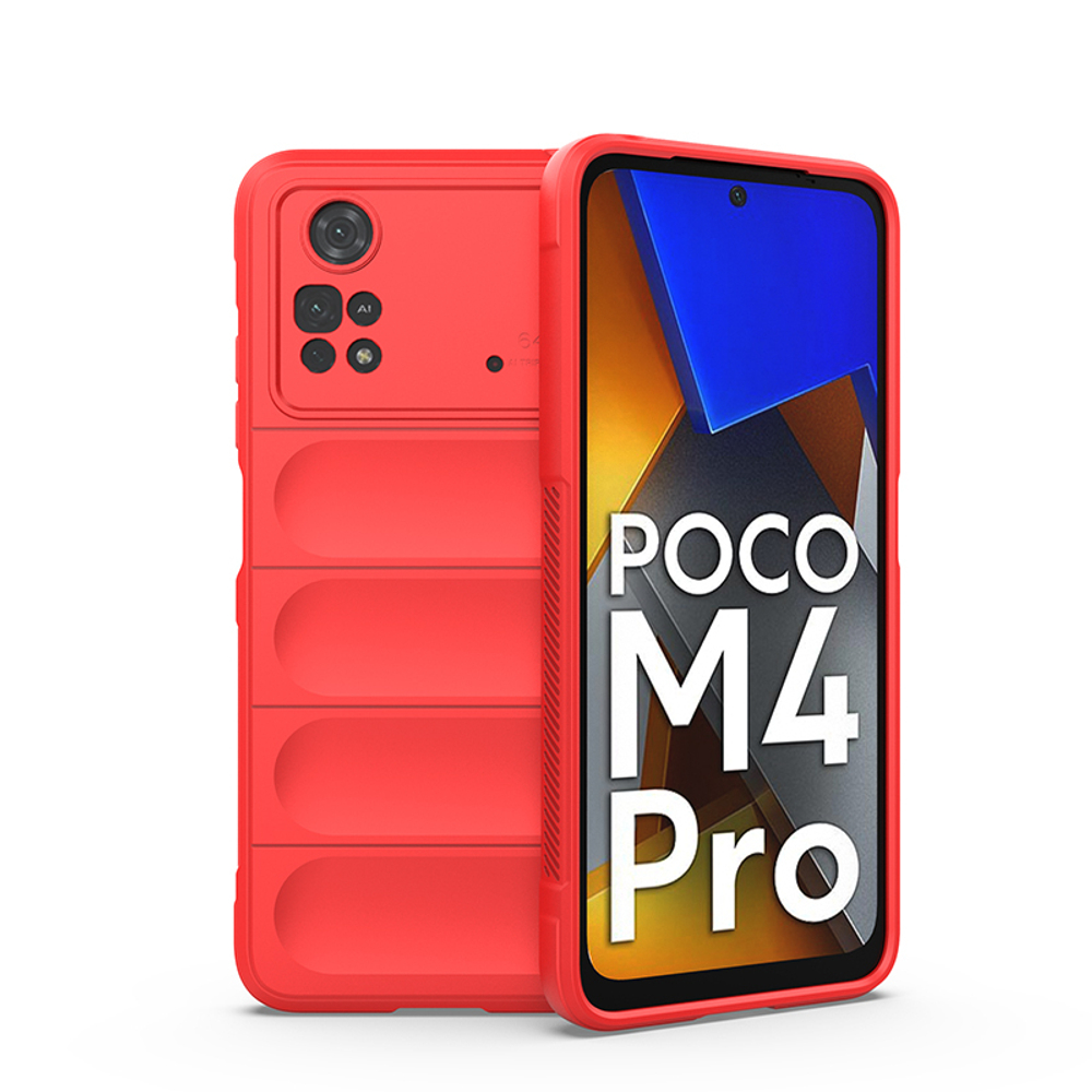 Противоударный чехол Flexible Case для Xiaomi Poco M4 Pro 4G