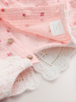 Боди с длинным рукавом для девочки Next AG3-542, Розовый