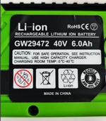 Ремонт батареи для GreenWorks 29472 40V 6000mAh