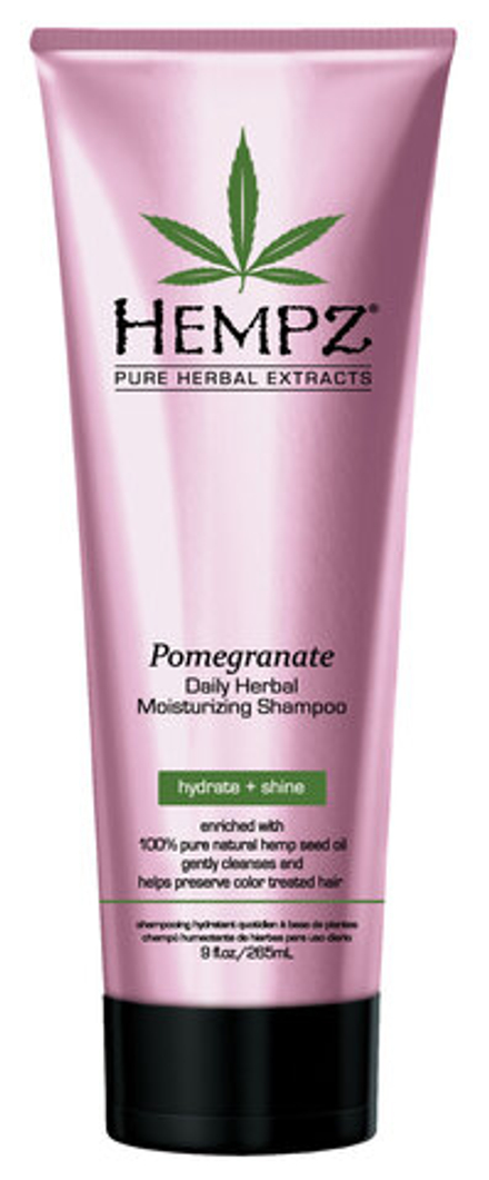 HEMPZ Растительный шампунь Гранат легкой степени увлажнения 265ml/ Daily Herbal Moisturizing Pomegranate Shampoo