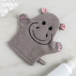 4430082 Мочалка-варежка детская Доляна «Бегемотик»