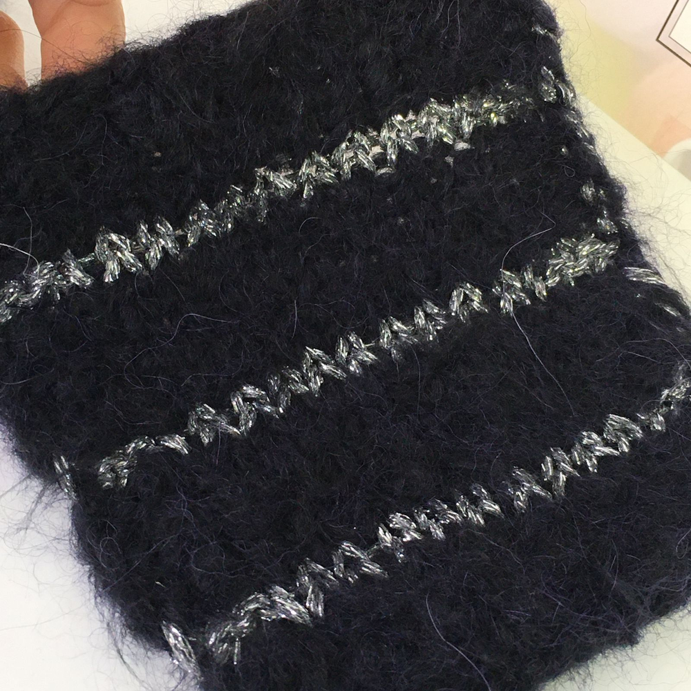 BUBBLE - Lineapiu; 36% baby альпака, 14% меринос, 40% п/а, 10% п/л; 220м/100гр; col. MC320, цвет: голубой; S702