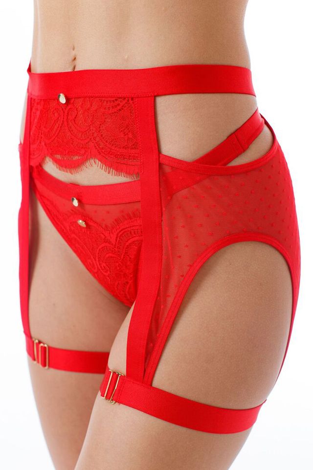 Красный пояс Dots