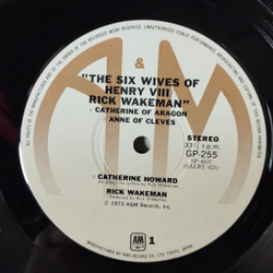 Винтажная виниловая пластинка LP Rick Wakeman The Six Wives Of Henry VIII (USA 1973)