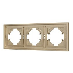 Рамка пластиковая FRM-TENDO-SFPL-3-GD (Arlight, -) 054651