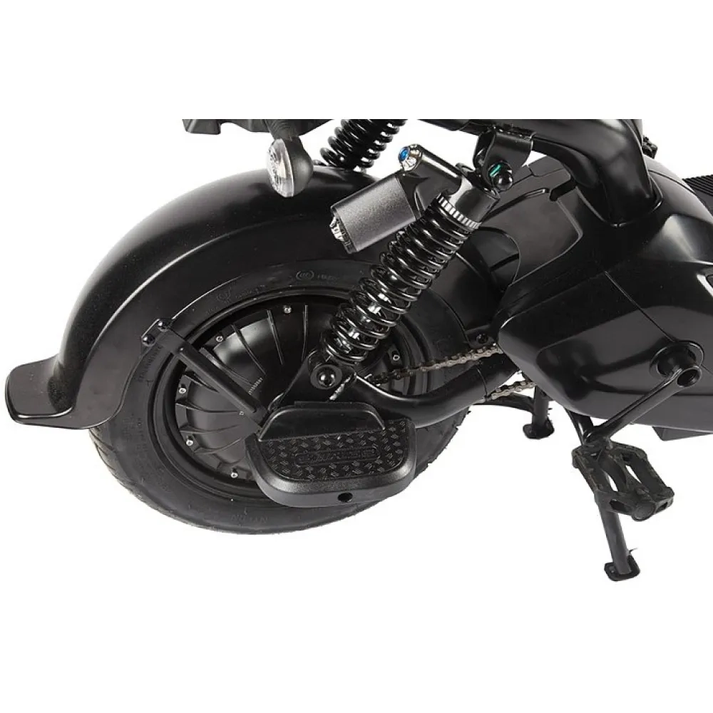 Электроскутер INTRO Z Чёрно-красный