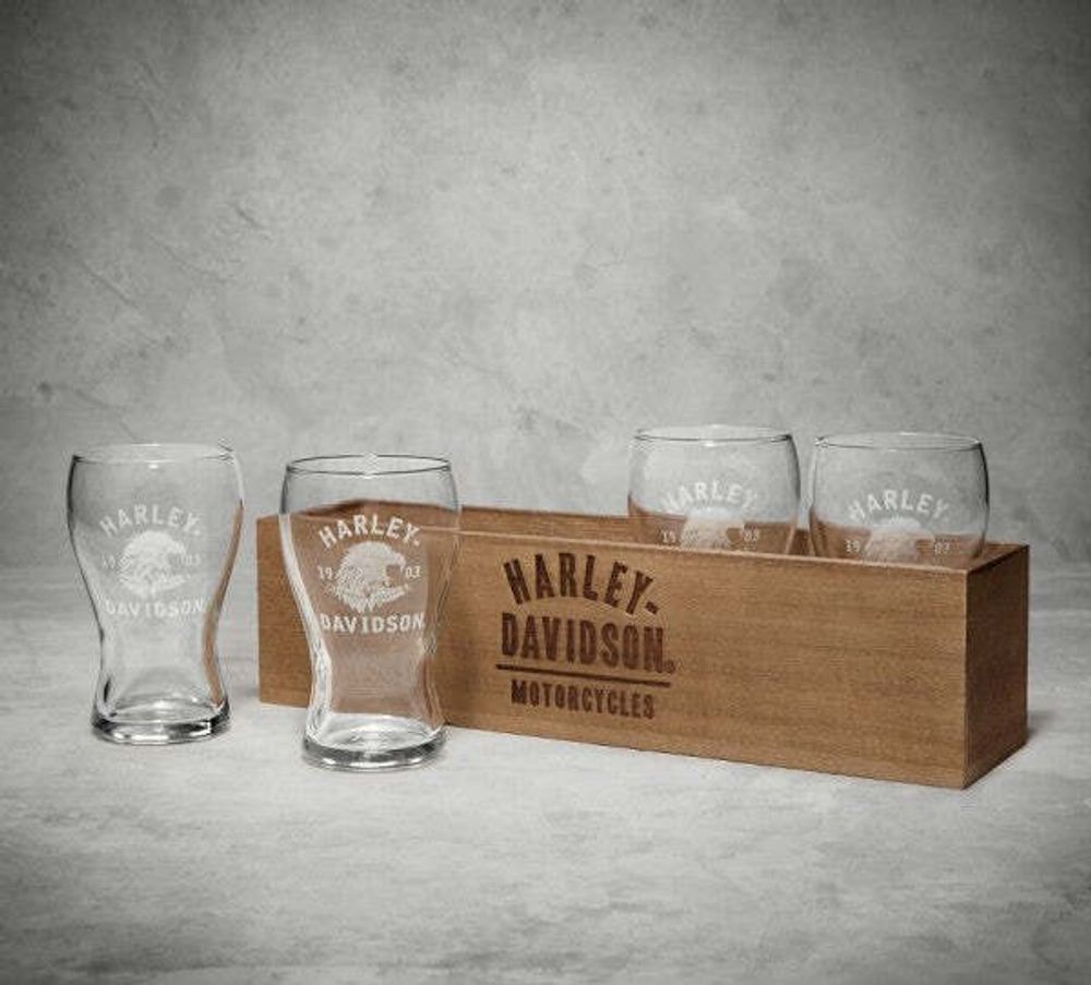 Набор пивных стеклянных стаканов Harley-Davidson -35%