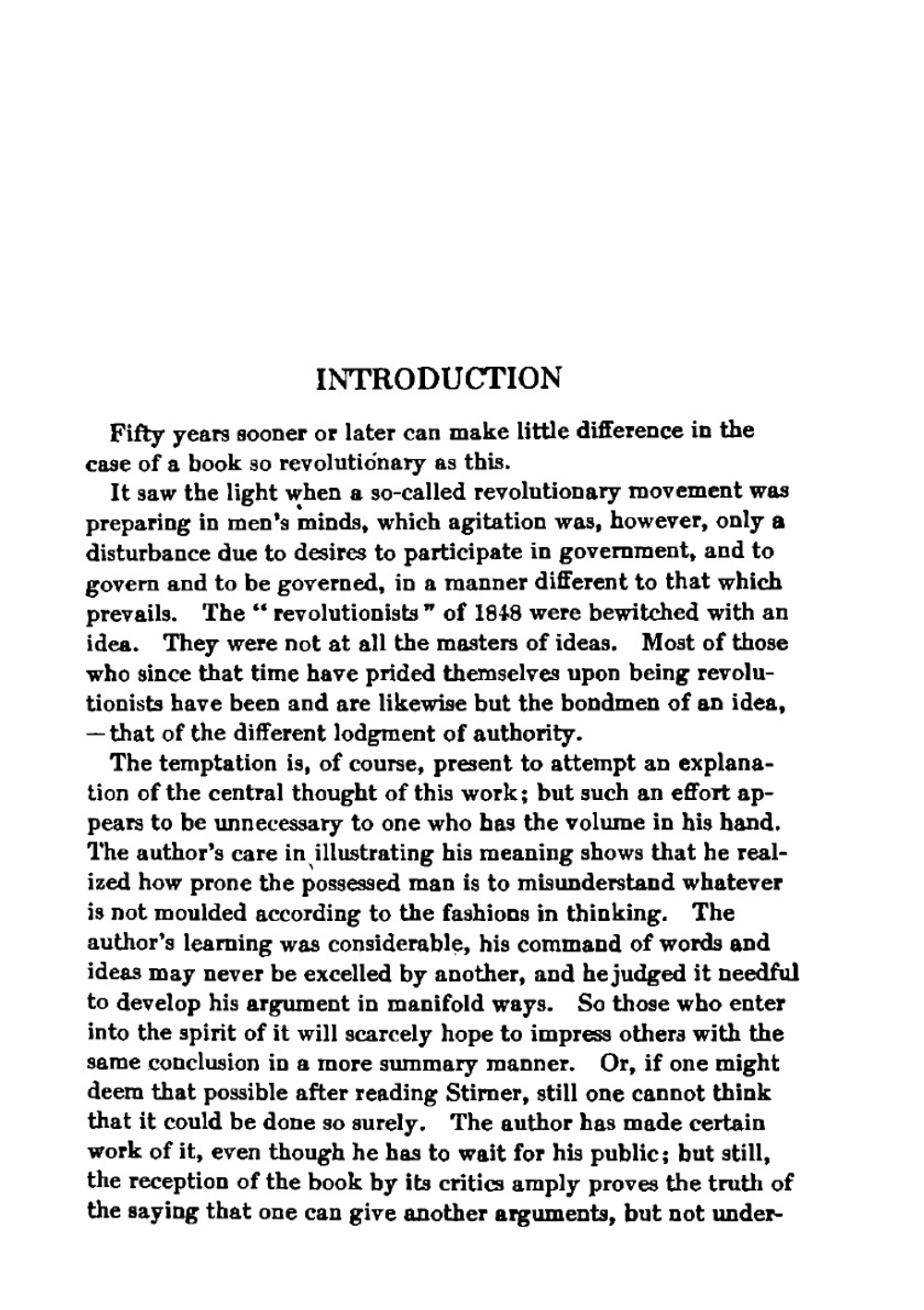 The ego and his own | Max Stirner