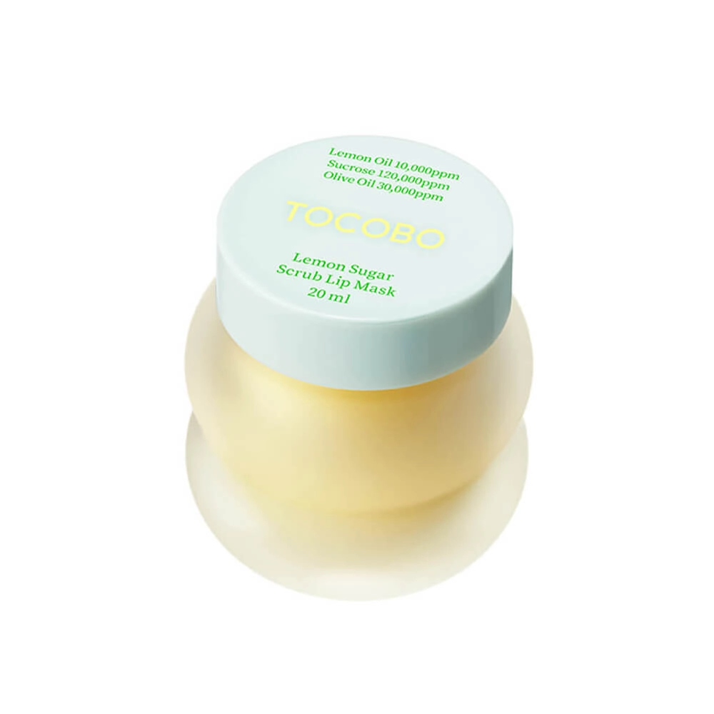 Маска-скраб несмываемая для губ Tocobo Lemon Sugar Scrub Lip Mask 20 мл