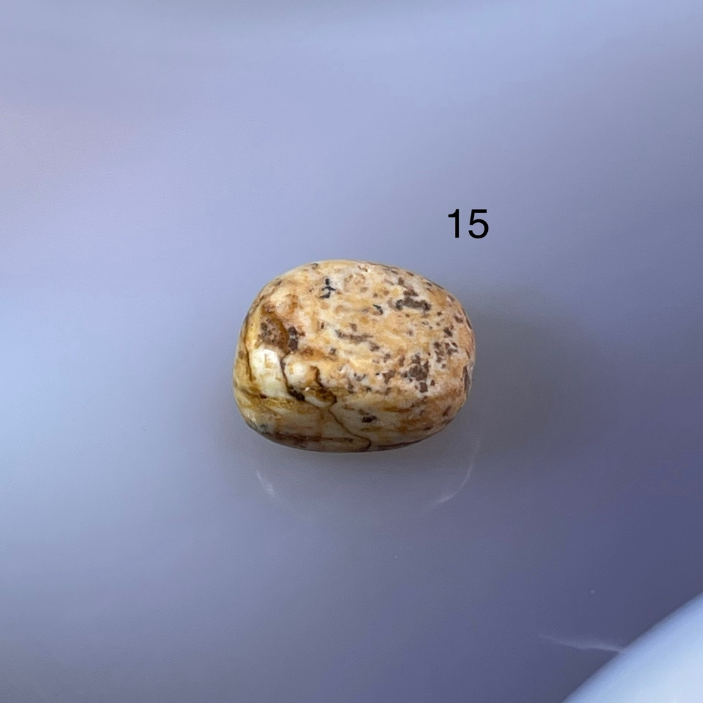 55185 Яшма песочная Бусина 8-12мм-7