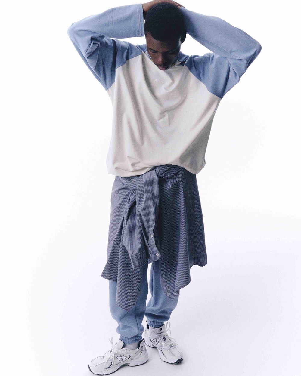 Лонгслив One Two Raglan Duo Country blue