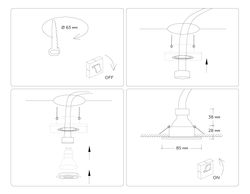 Ambrella Светильник встраиваемый IP44 с высокой степенью пылевлагозащиты IP Protect TN1160