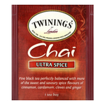 Twinings, ароматизированный черный чай, ультрапряный, 20 чайных пакетиков, 40 г (1,41 унции)