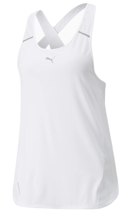 Женский топ теннисный Puma Run Cloudspun Marathon Tank - белый