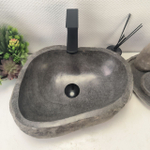 Раковина из речного камня RS-63657 (45*37*15) 0122
