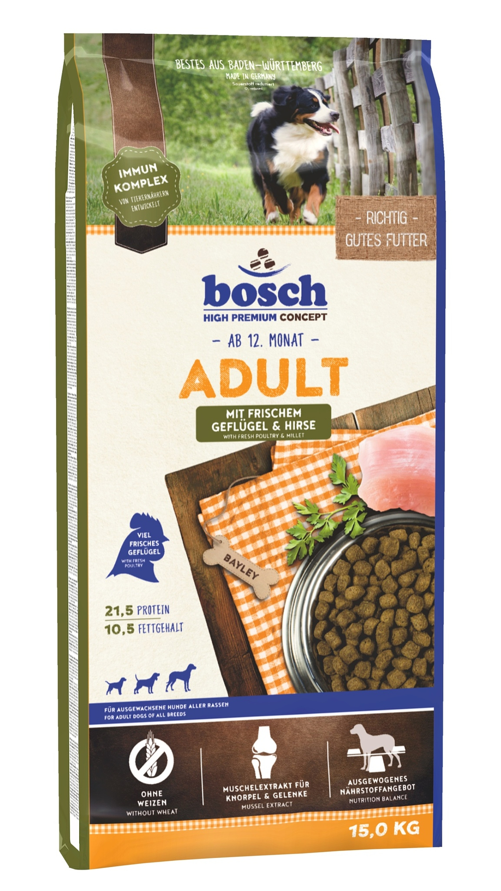 Bosch Adult с птицей и просом