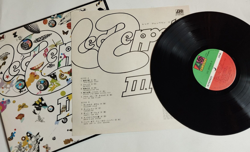 Винтажная виниловая пластинка Led Zeppelin III (Japan 1976) (No Obi)