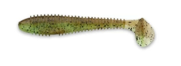 Приманка силиконовая Keitech Swing Impact FAT 6.8" #401 Green Pumpkin Chartreuse