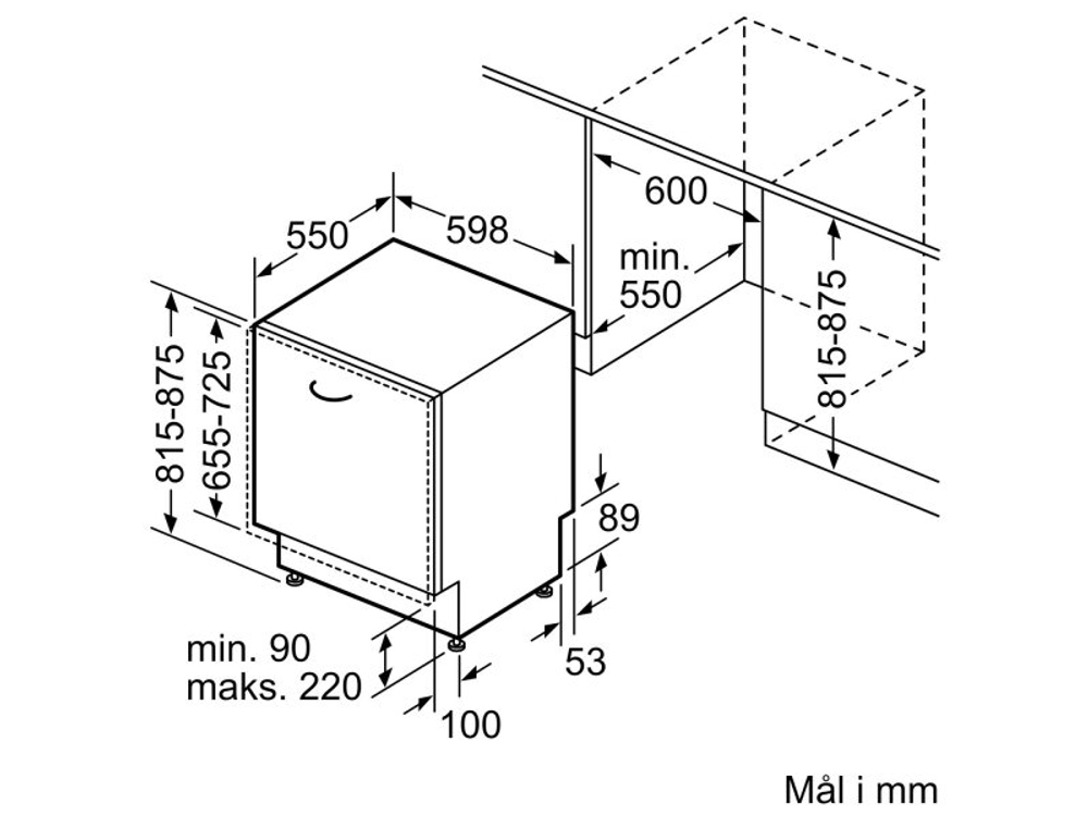Встраиваемая посудомоечная машина Bosch SMD6ZC804E