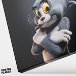 Картина для интерьера Том и Джерри / The Tom and Jerry на холсте, персонажи мультфильма, холст с печатью на подрамнике, на стену, Постер Плакат
