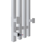 Полотенцесушитель MIXLINE MOON QUADRO WHITE 120/15 (таймер,206 Вт) электрический БЕЛЫЙ