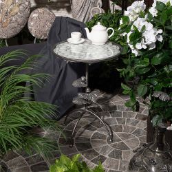 Столик декоративный Терра Роуз Серебро