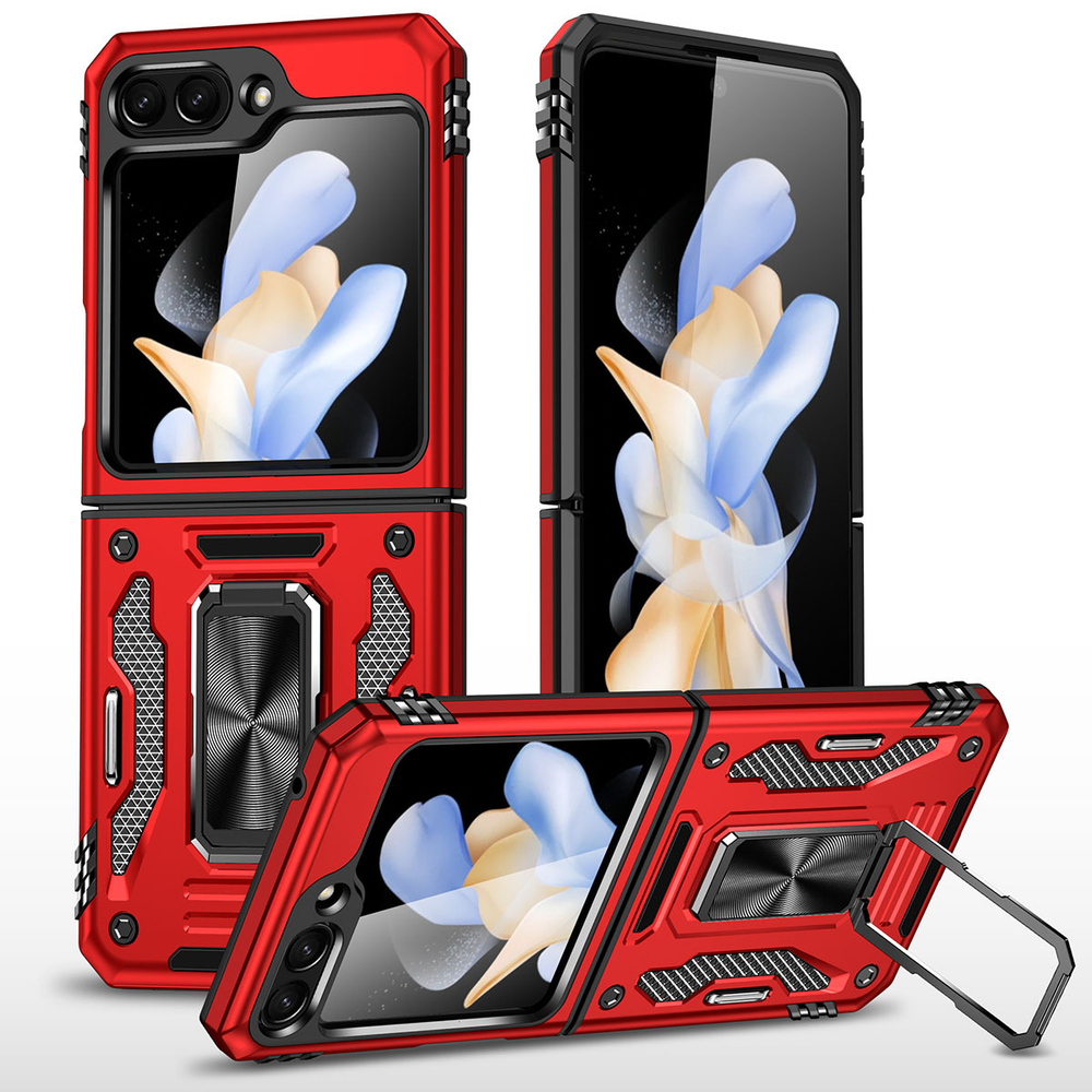 Чехол Safe Case с кольцом и защитой камеры для Samsung Galaxy Z Flip 6