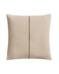 Zara Home наволочка декоративная из хлопка, терракотовый, в полоску, 45x45 см