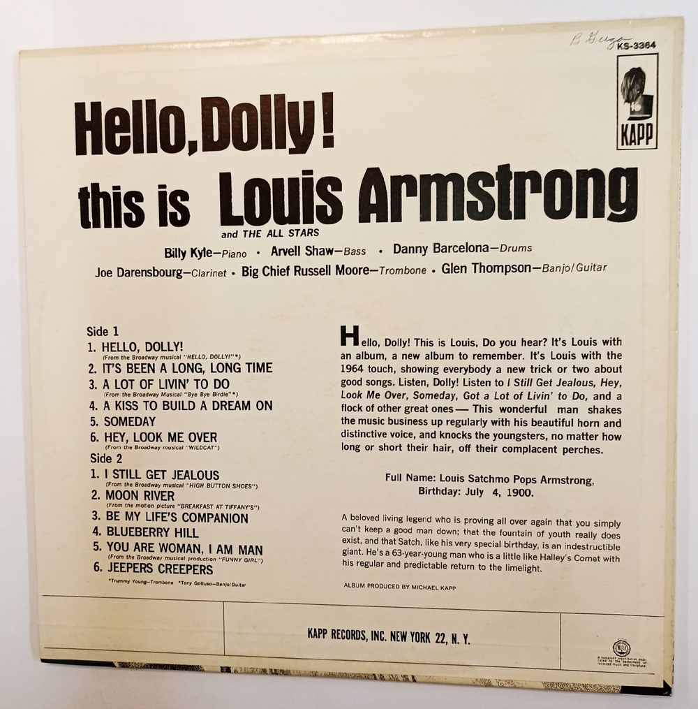 Louis Armstrong Hello, Dolly (USA)