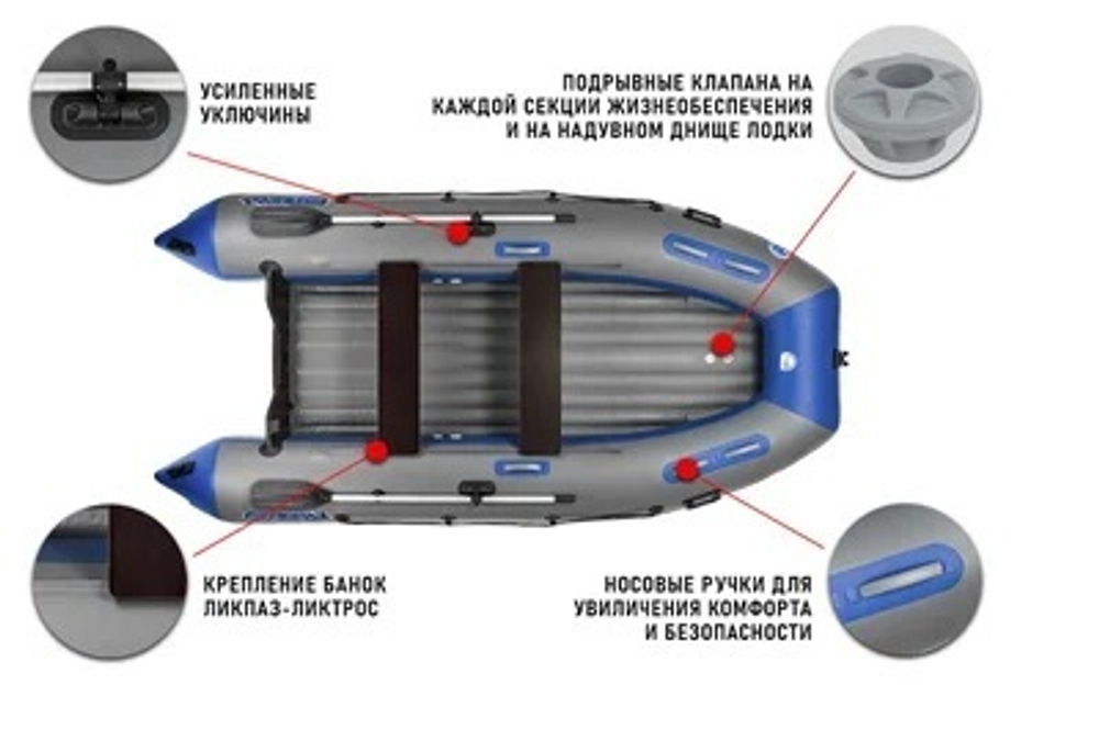 Лодка ПВХ STORMLINE Air CLASSIC 430