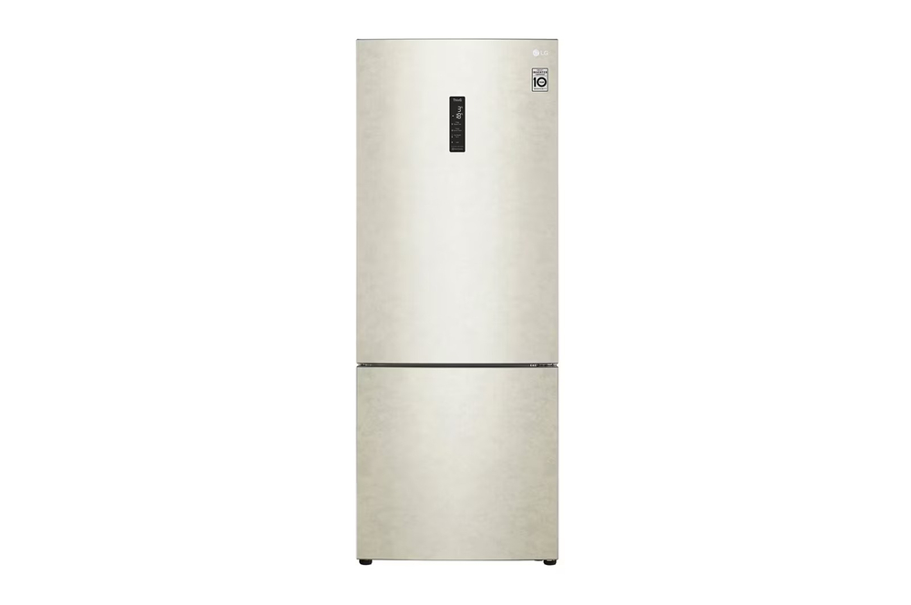 Холодильник LG GC-B 569 PECM бежевый,185см,NoFrost,с дисплеем,инверторный,Wi-F