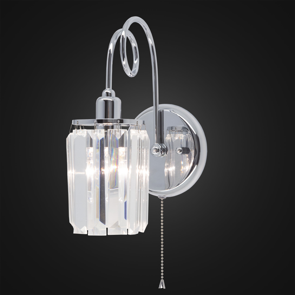 Citilux Синди CL330311 Бра хрустальное с выключателем Хром