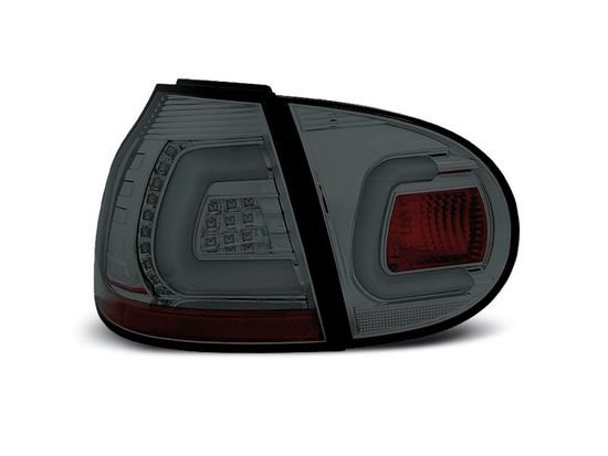 Задние фонари VW Golf 5 smoke led bar