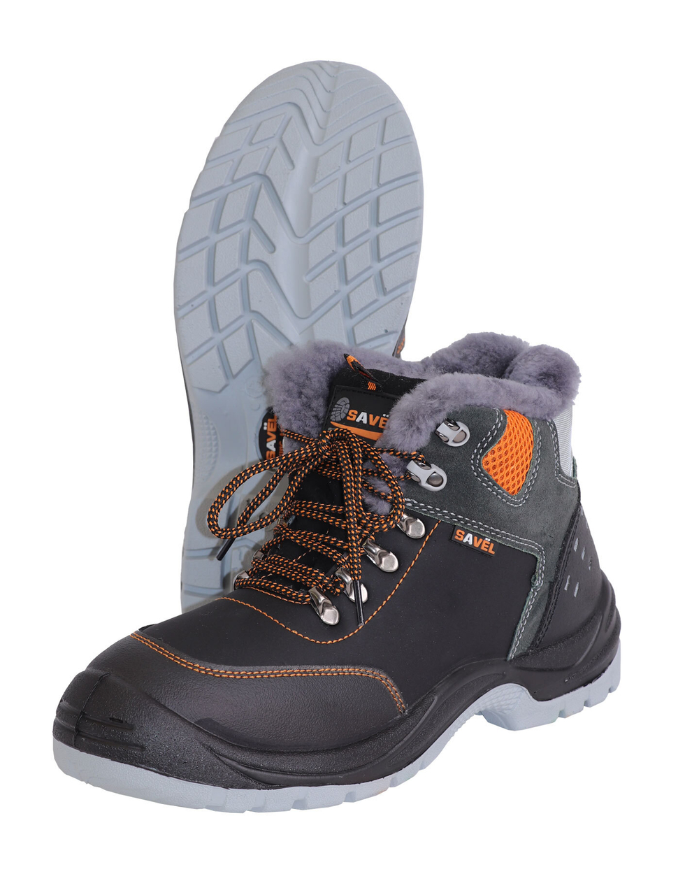 Ботинки АКТИВ, кожа, нат. мех, ПУ-ТПУ