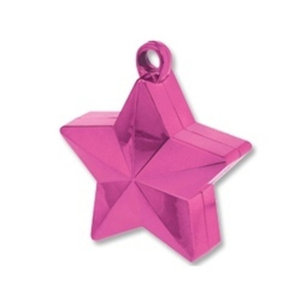 Грузик д/шара Звезда малиновая 170гр 1 шт.