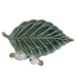 GAEM Блюдо декоративное "Лист", L22 W14 H6,5 см