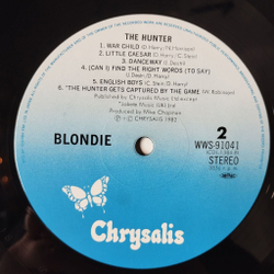 Винтажная виниловая пластинка LP Blondie The Hunter (Japan 1982) (Obi Copy) Orchid Club