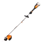 Триммер аккумуляторный WORX WG186E.9 40В (без АКБ и ЗУ) захват 250 мм, 4.1 кг