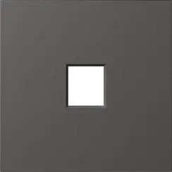 Donel S08 матовый титан накладка 1-я для розеток RJ45,TV,SAT,HDMI , серия DB
