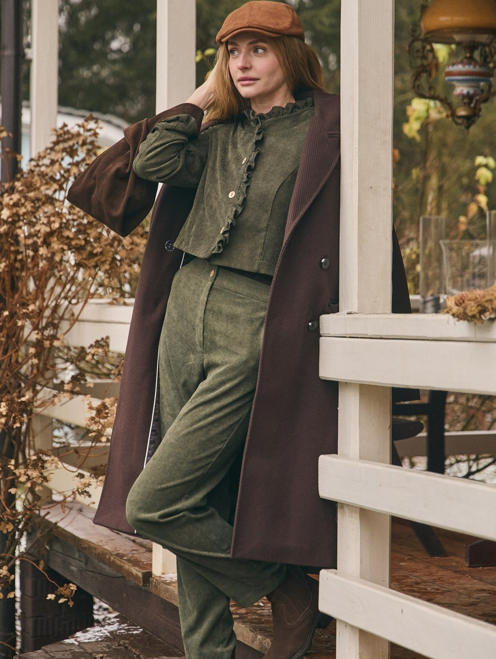 Брюки классические вельветовые