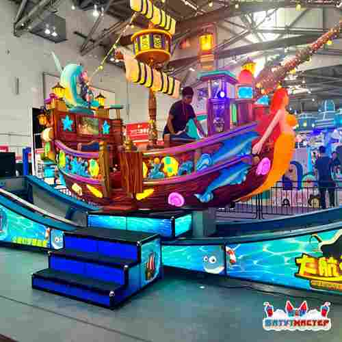 Летающая машинка аттракцион детская «Карамель» 16 мест, 8×3×4 м