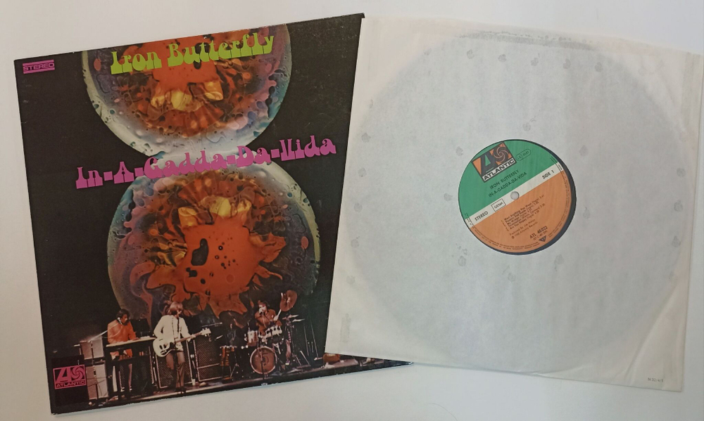 Винтажная виниловая пластинка LP Iron Butterfly In A Gadda Da Vida (Germany 1978)
