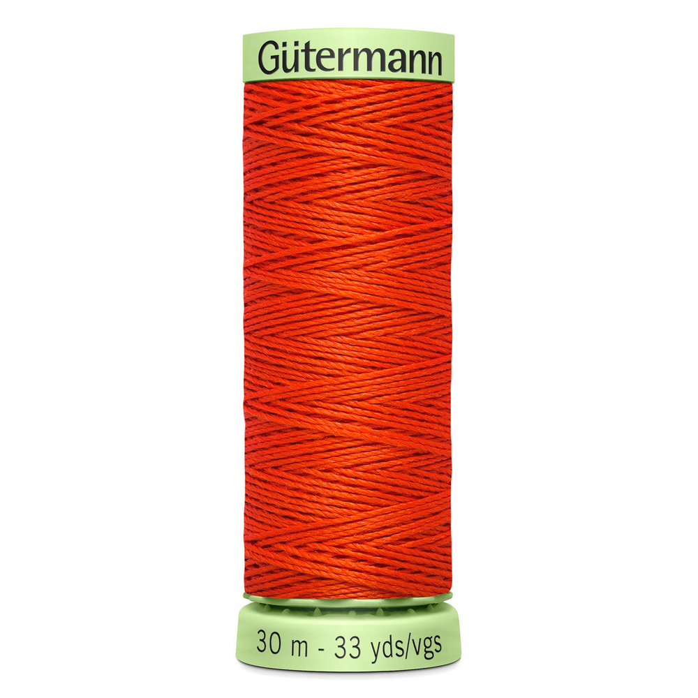 Нить Top Stitch 30/30 м для декоративной отстрочки, Gutermann, 155 яркий апельсин