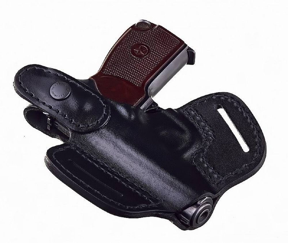 Кобура кожаная ПМ Стандарт №2 черная Stich Profi