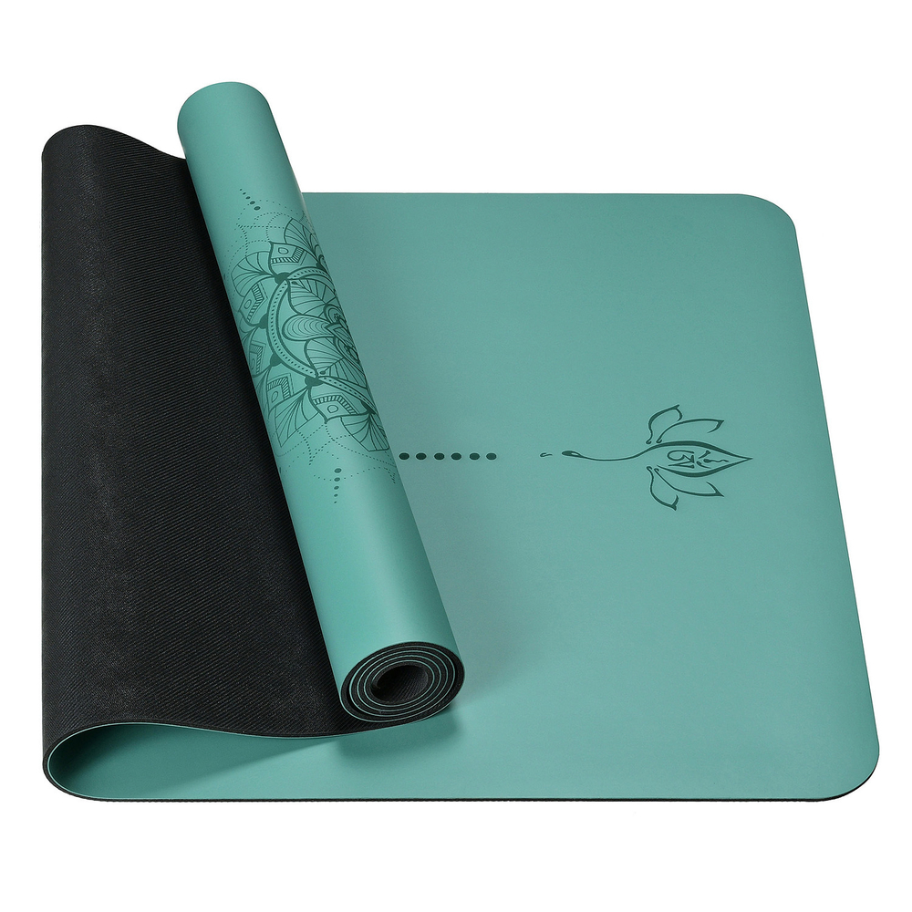 Каучуковый коврик для йоги Arrows Emerald 185*68*0,5 см нескользящий